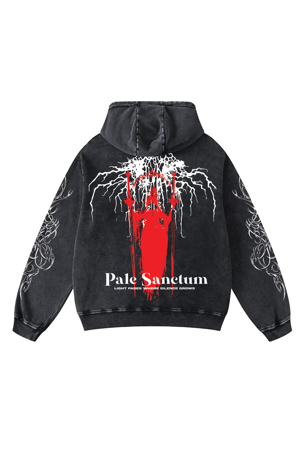Pale Sanctum Designed Oversized Hoodie