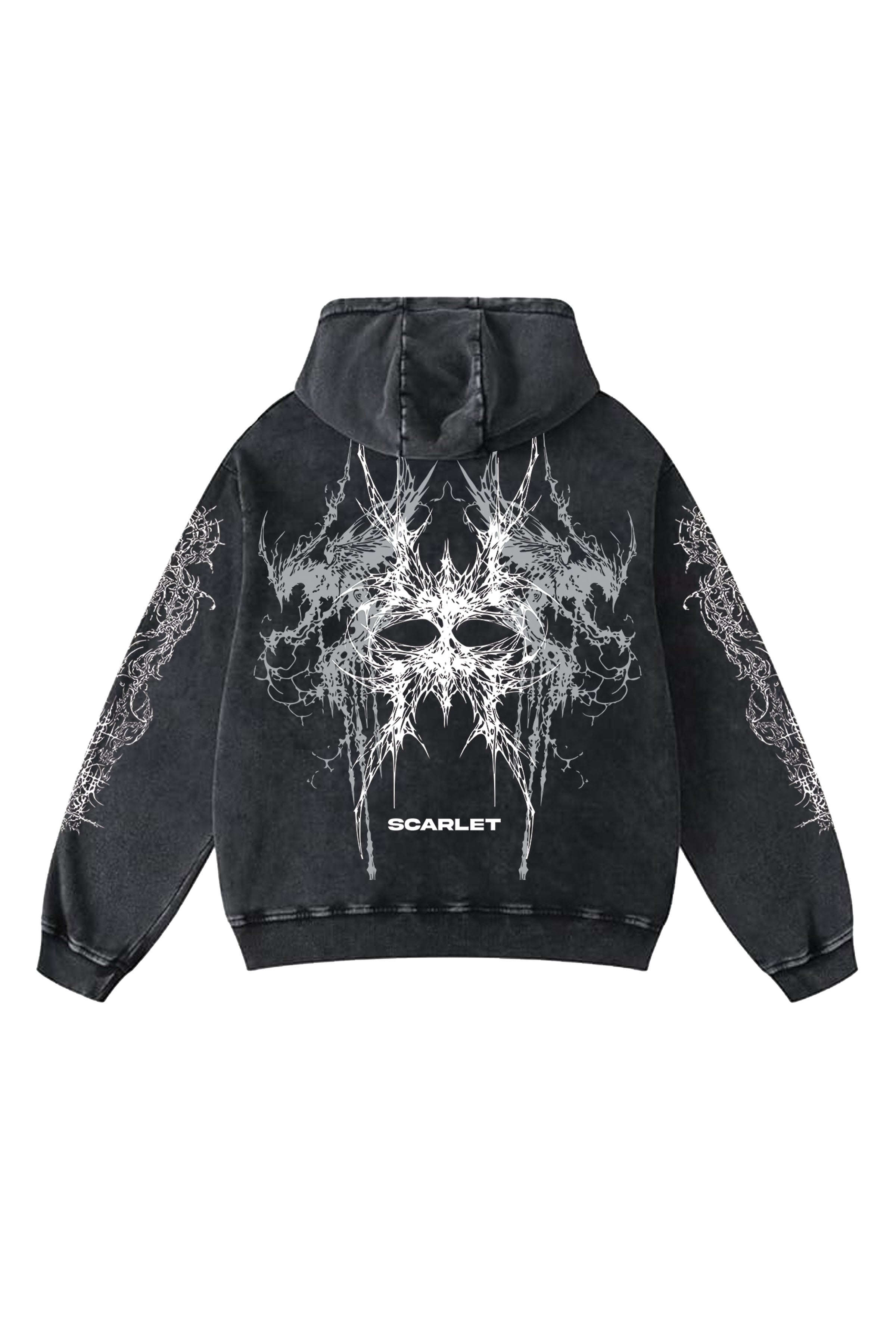 Scarlet Designed Oversized Hoodie