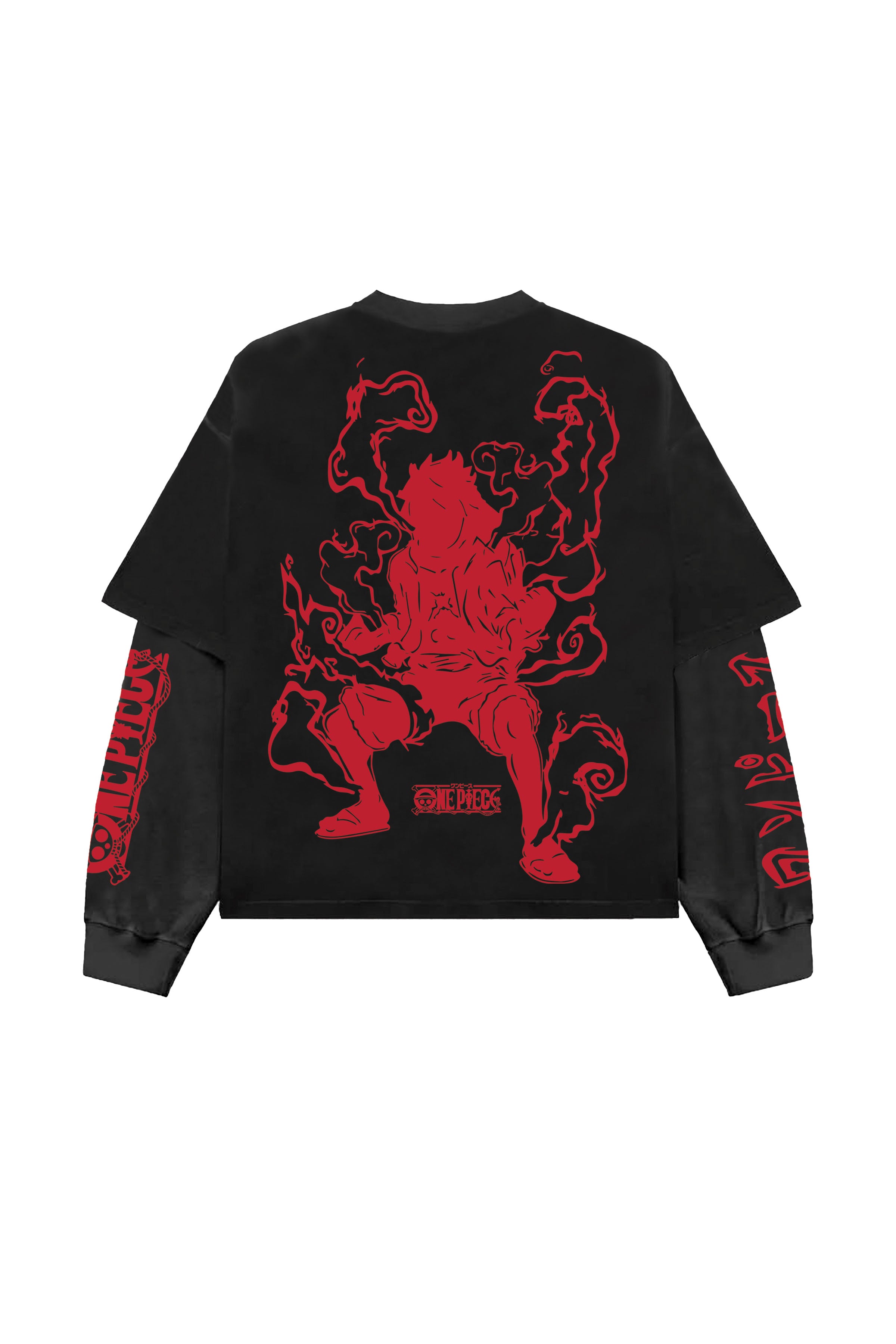 Luffy Designed B&G LS Oversized Tee