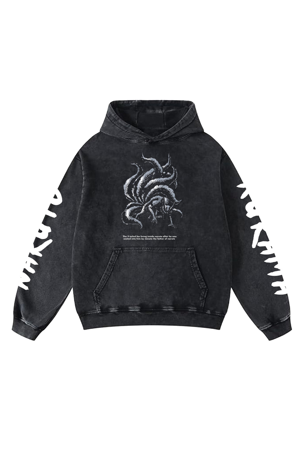 Naruto x Kuruma Designed Oversized Hoodie