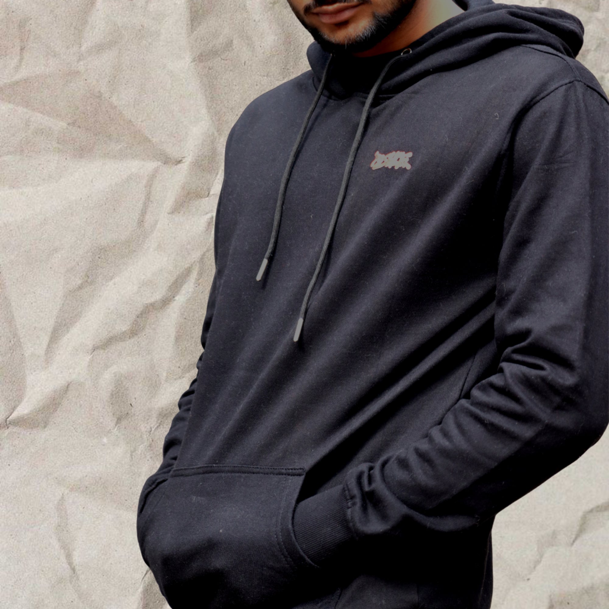 Plain Black Hoodie