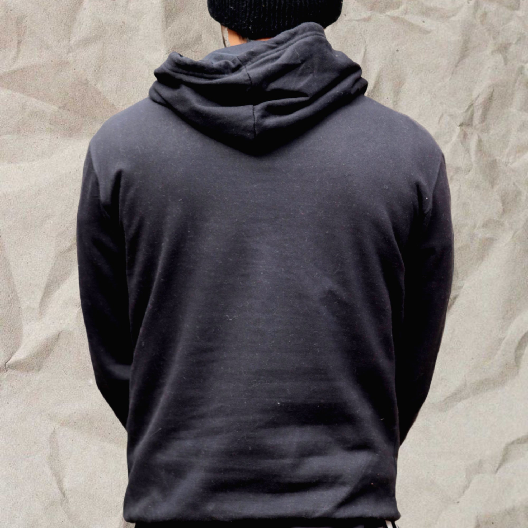 Plain Black Hoodie