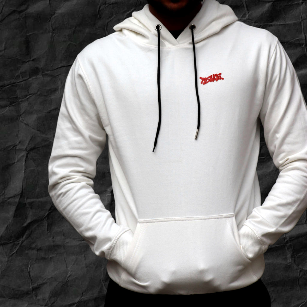 Plain White Hoodie