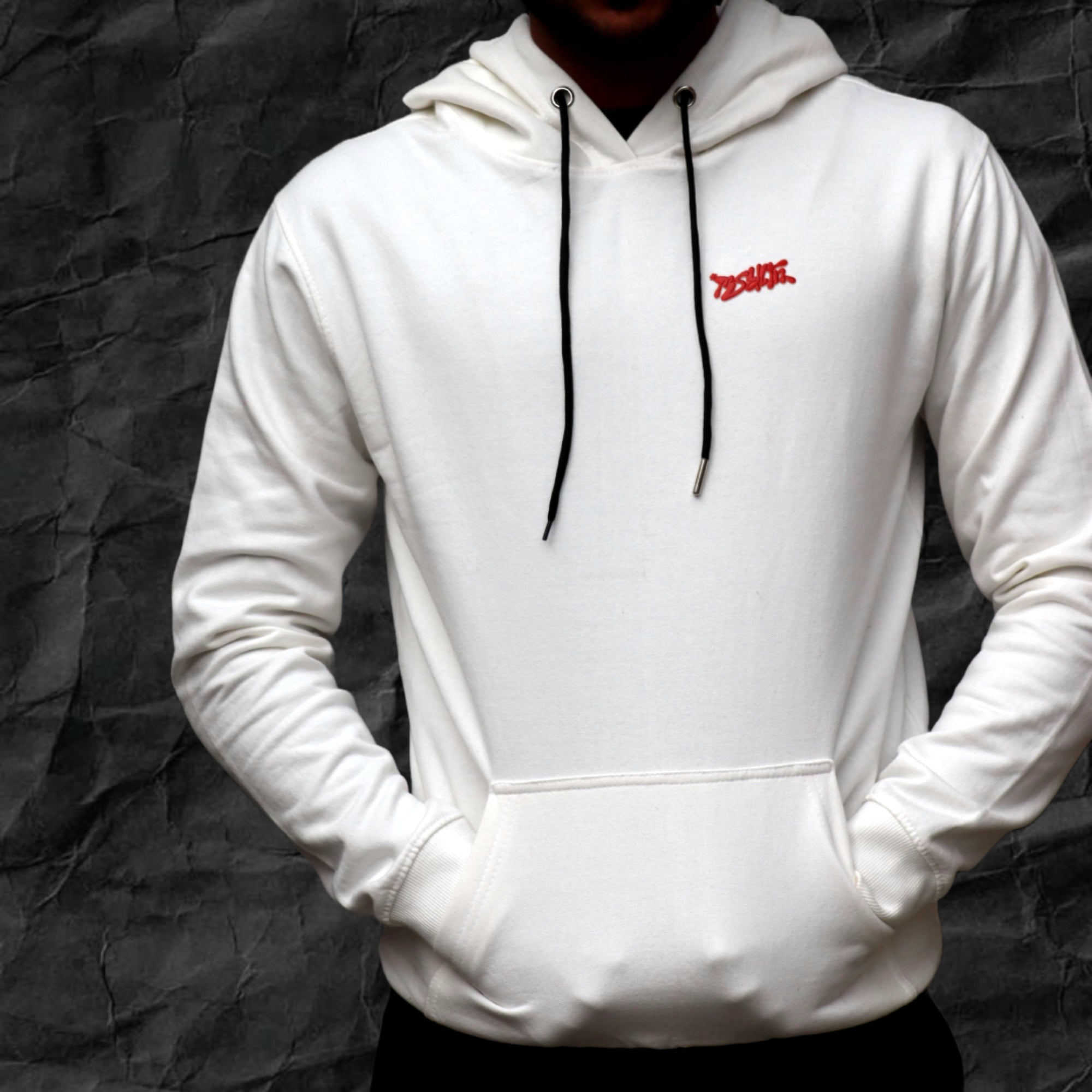 Plain White Hoodie