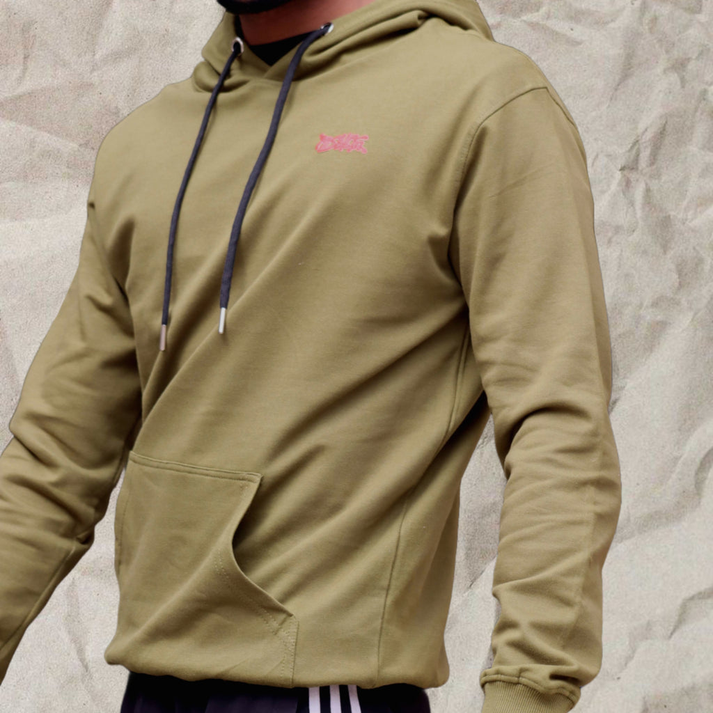 Plain Olive Hoodie