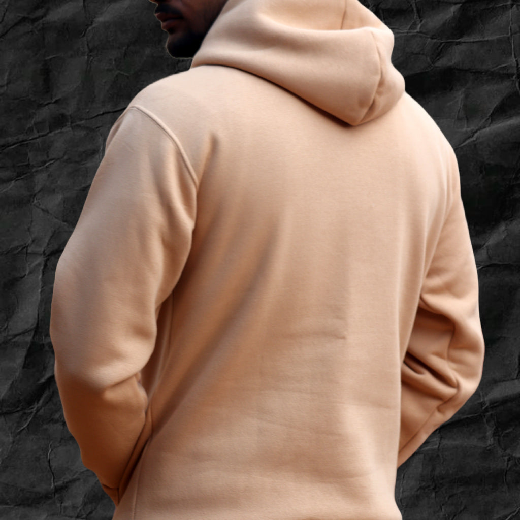 Plain Beige hoodie (450 gsm)